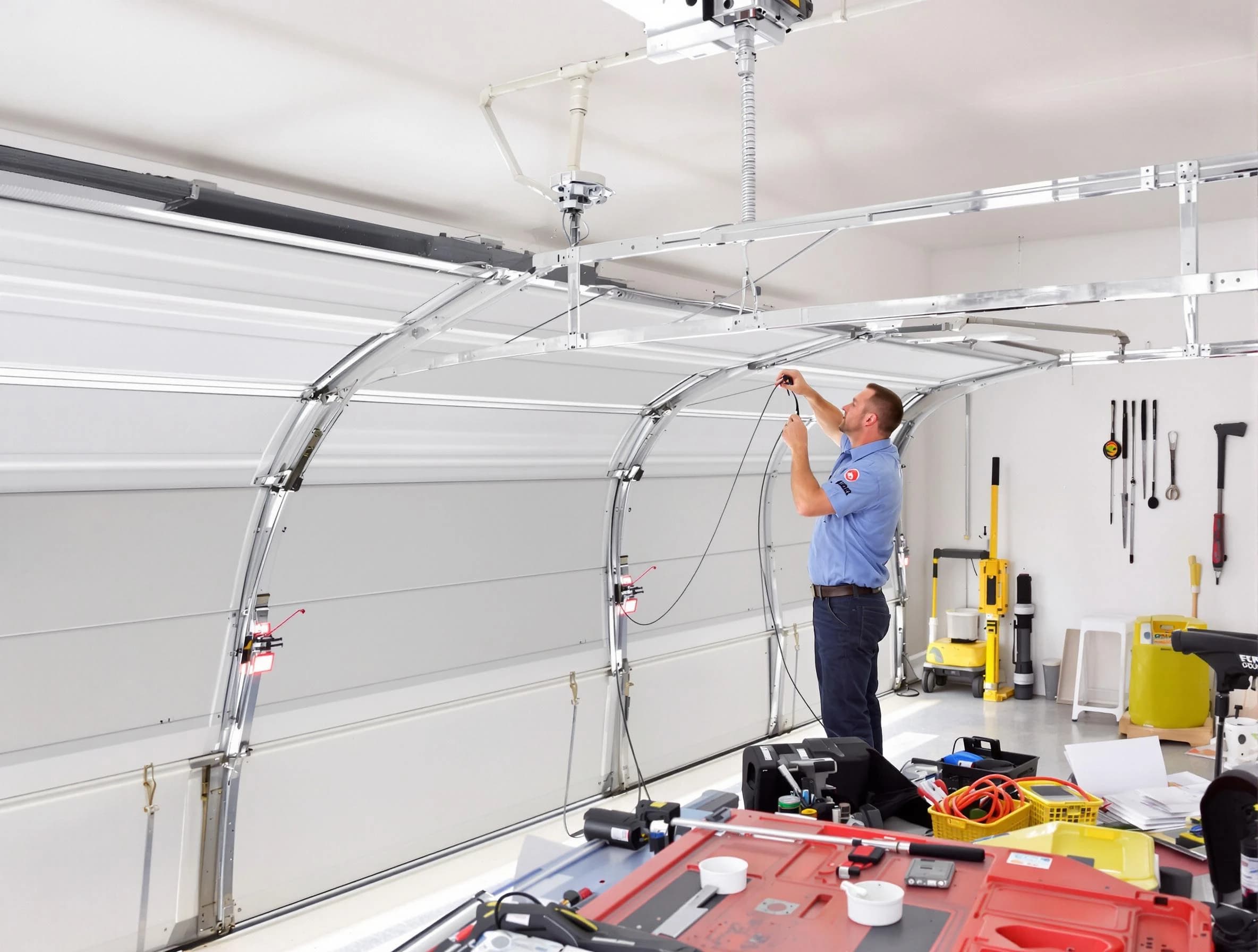 Garage door cable repair service by Scott Garage Door Repair in Scott