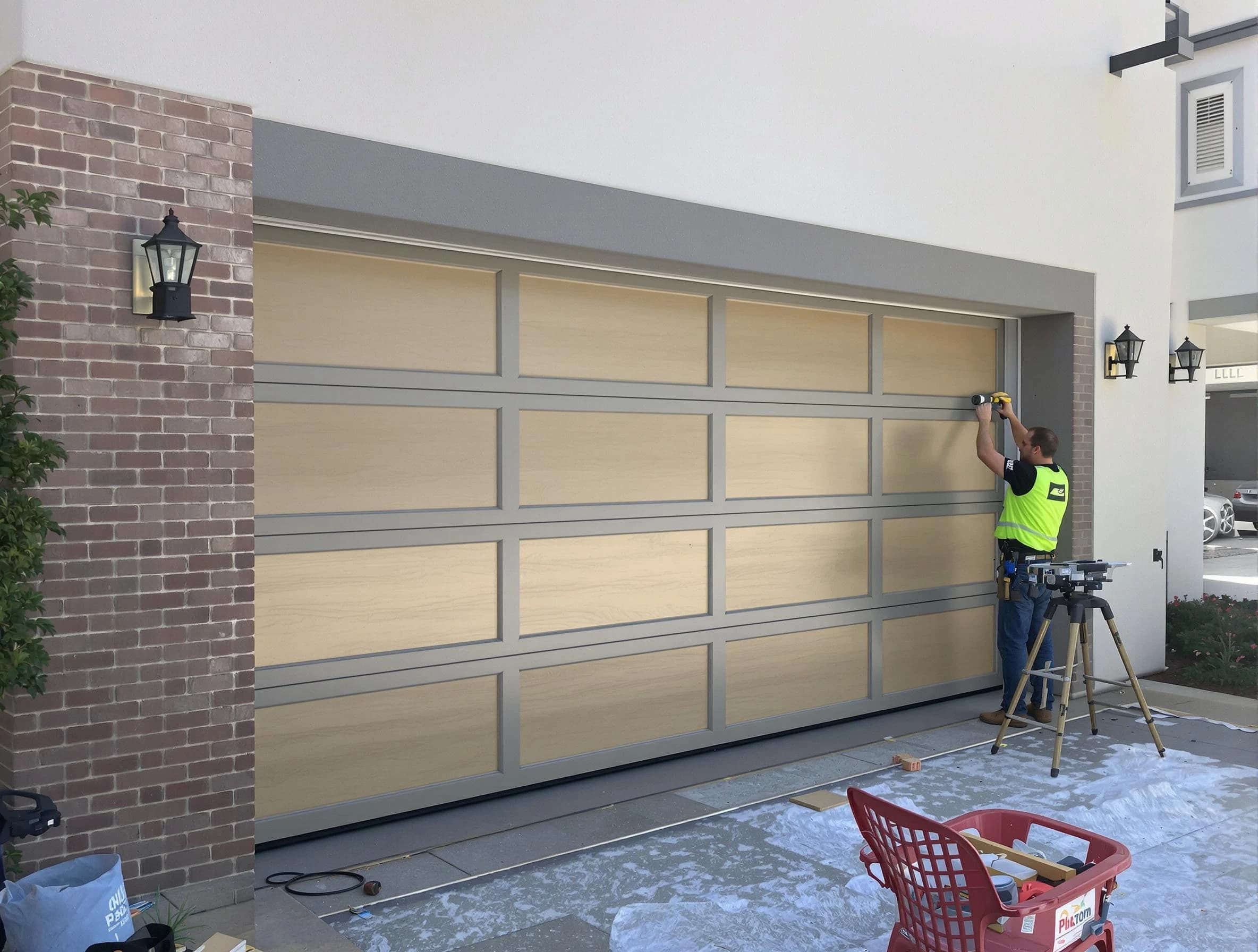Garage door replacement service by Scott Garage Door Repair in Scott