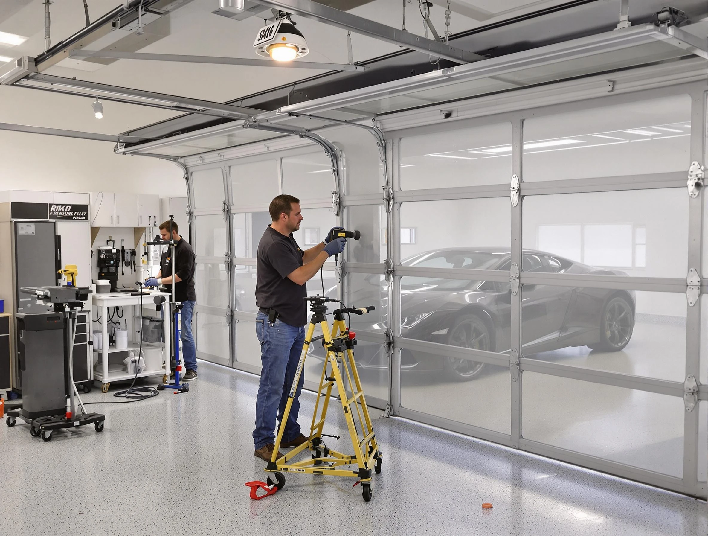 Garage Door Dents Repair in Scott