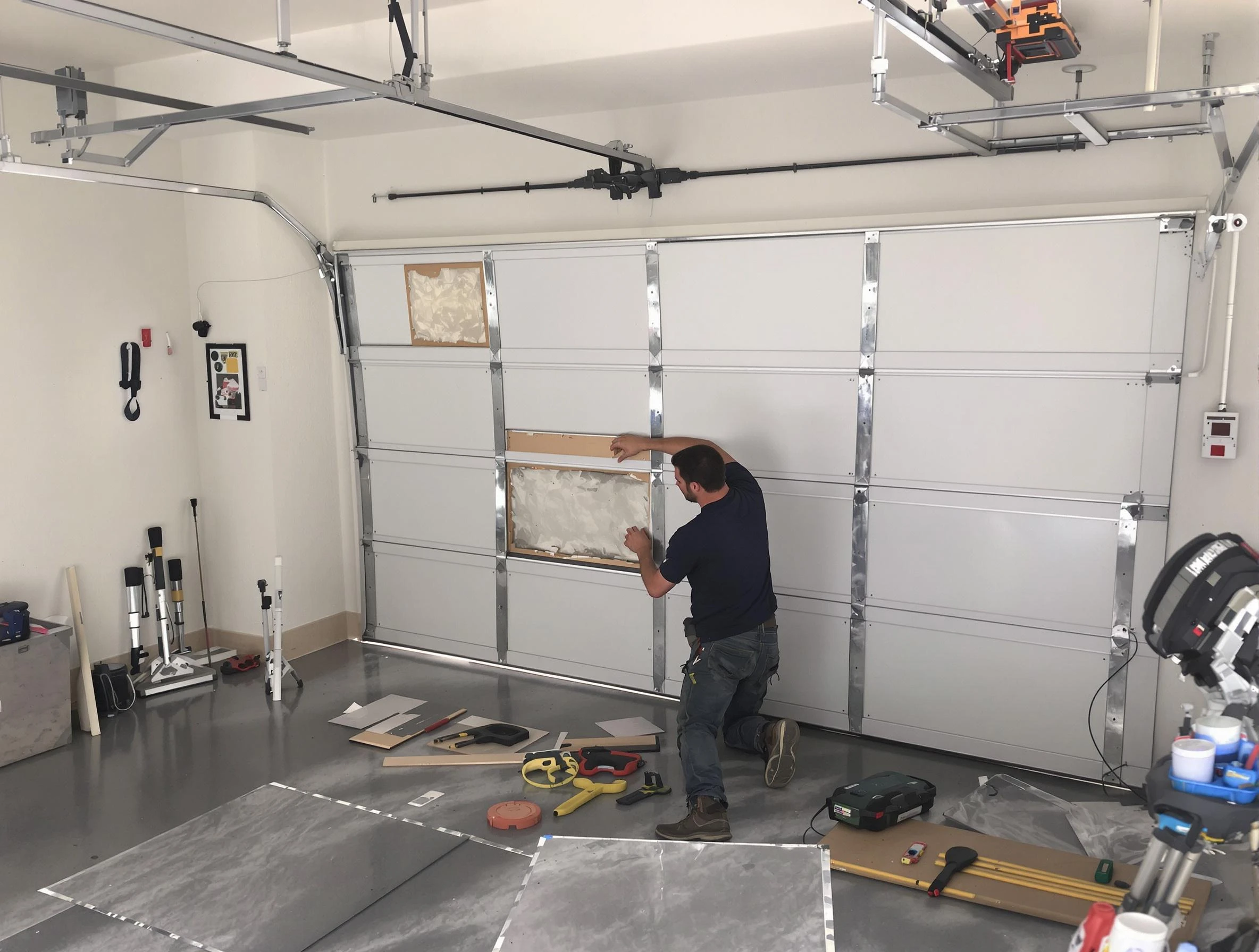 Garage Door Panel Repair in Scott