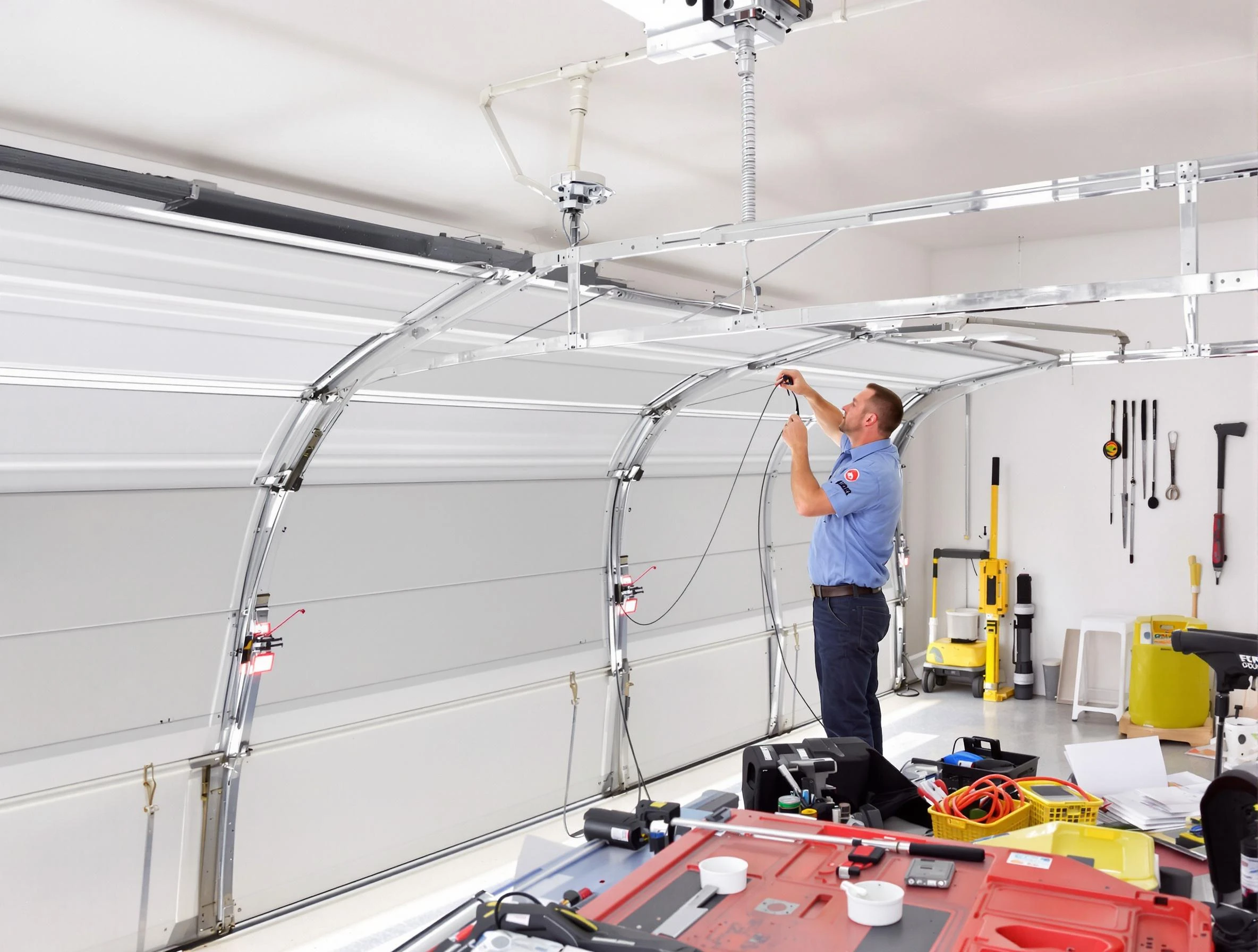 Garage door cable repair service by Scott Garage Door Repair in Scott