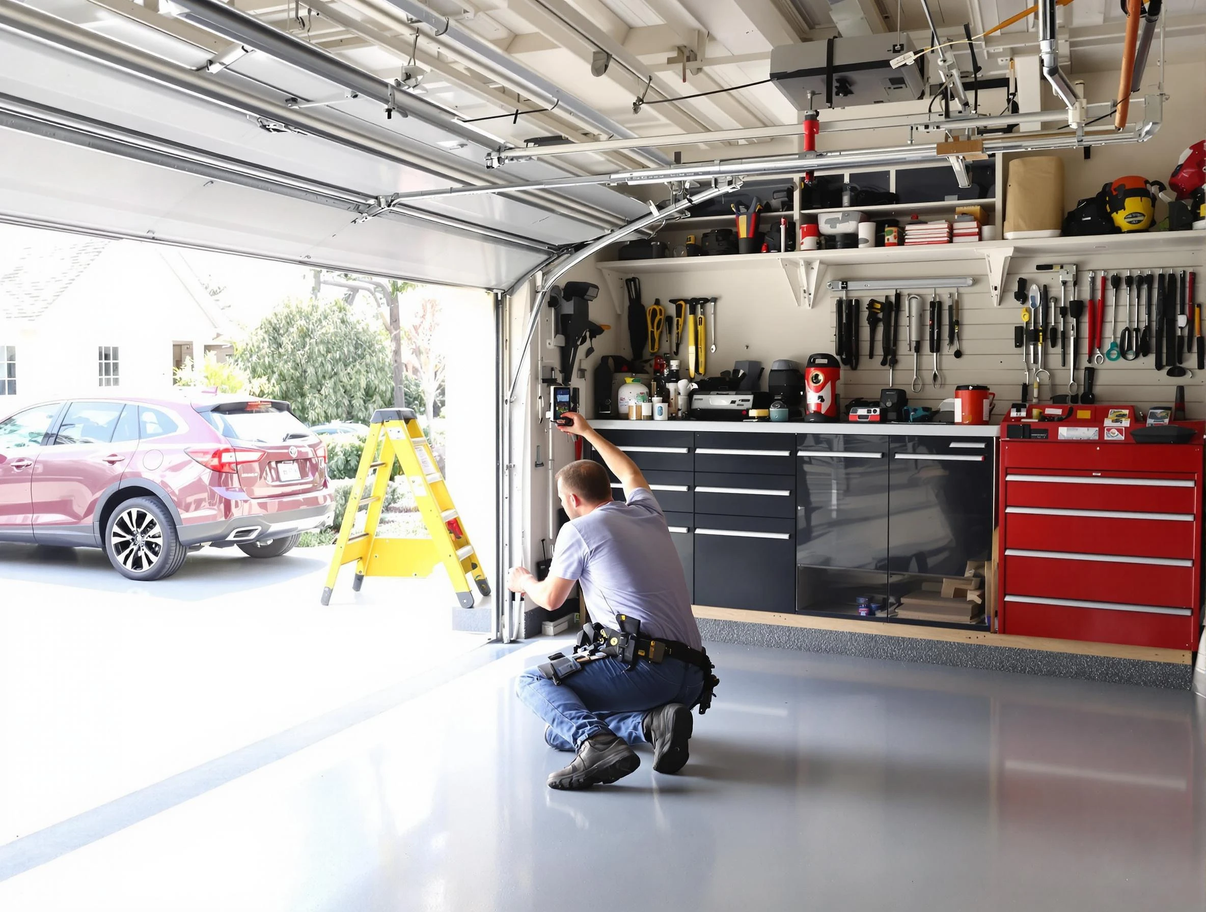 Local garage door repair service by Scott Garage Door Repair in Scott