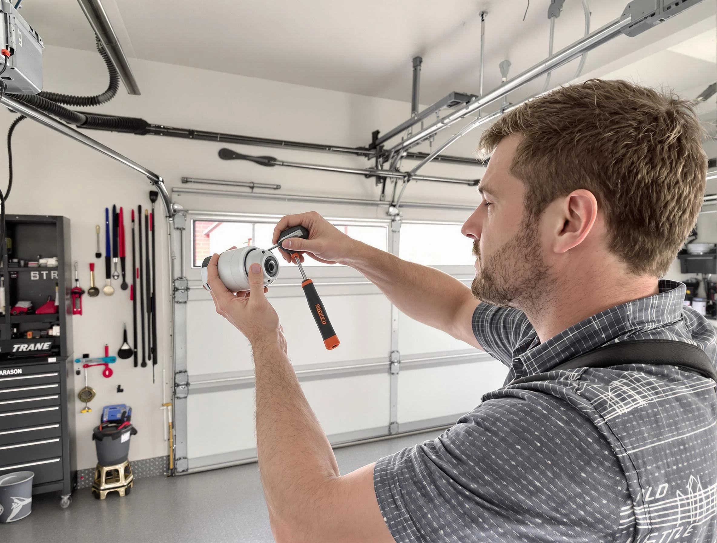 Garage door opener repair service by Scott Garage Door Repair in Scott